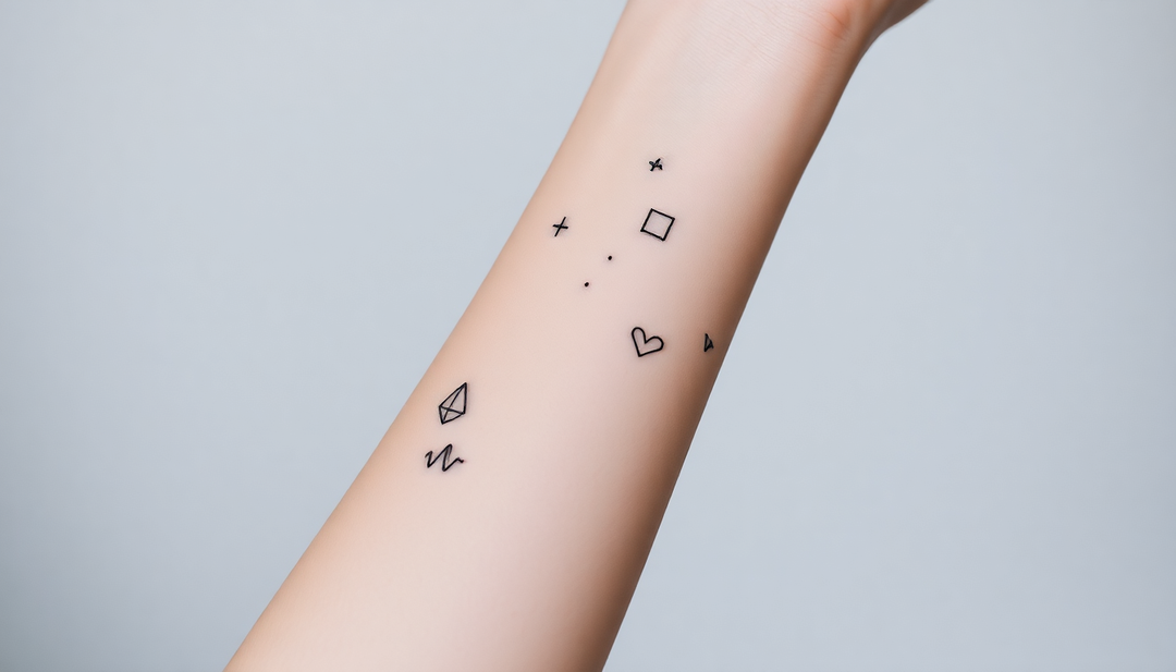 Ontdek de Opkomst van Minimalistische Tattoos