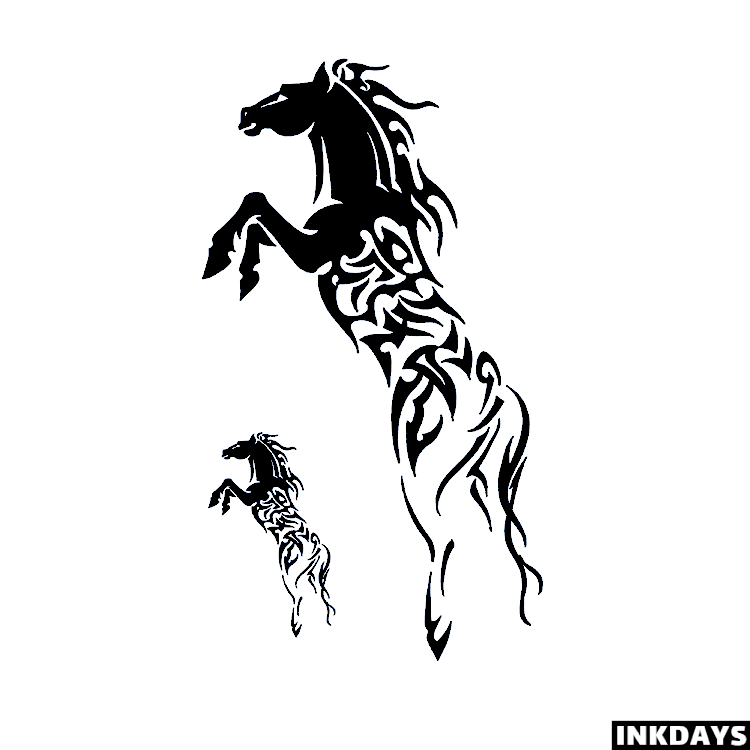 Abstract Horse - Inkdays