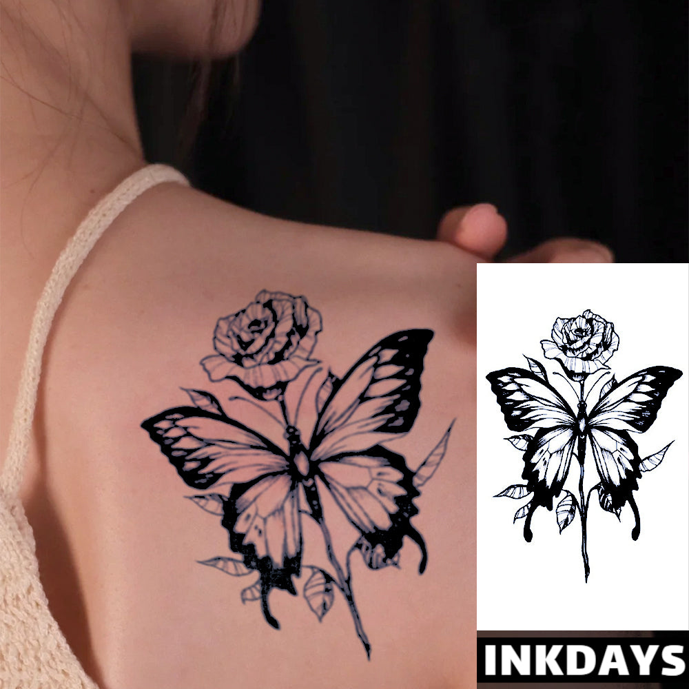 Floral Butterfly - Inkdays