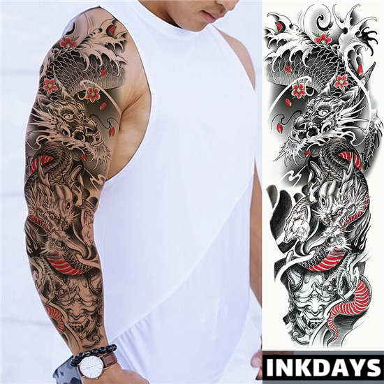 Red Dragon Sleeve - Inkdays